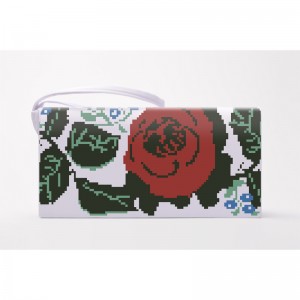 Заготовка клатча "Борщівська. Троянди" для вишивки бісером (КЛ061кБ1301)