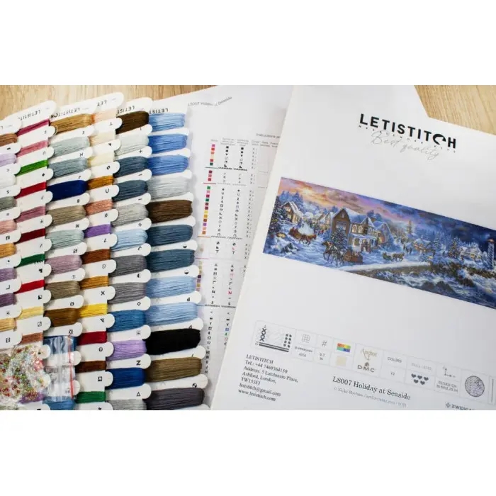L8007 Свято біля узбережжя. Letistitch. Набір для вишивки хрестиком