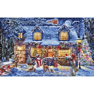 L8030 Котедж сяє. Letistitch. Набір для вишивки хрестиком