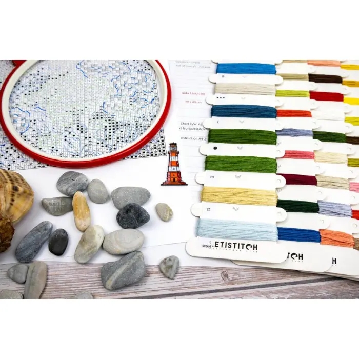 L9924 Сонячний день. A sunny day. Letistitch. Набір для вишивки хрестиком на Aida 16