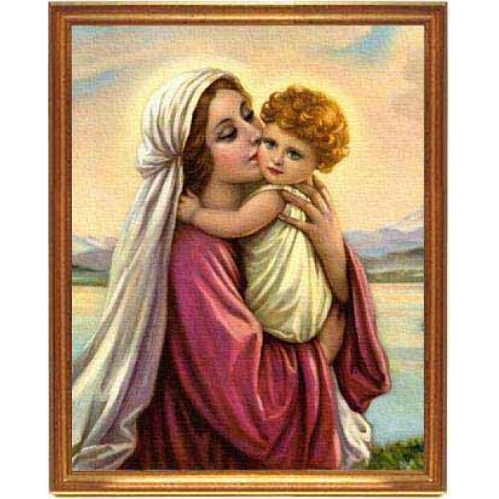 МІД-м Мадонна і дитя (мала). Схема для вишивки бісером