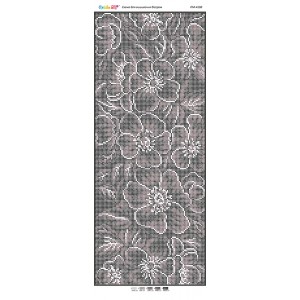 ПМ-4108 "Чорні квіти" (частк. вишивка). Схема для вишивки бісером