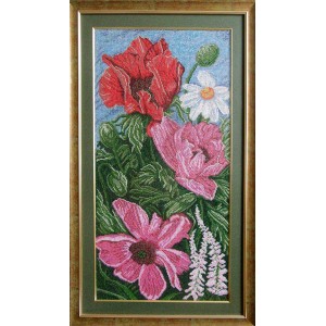 Тр-03 Маки-3 Схема для вишивки бісером