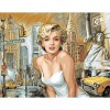 Алмазна вишивка (набір) "Легендарна Мерелін Монро" (DM-405)
