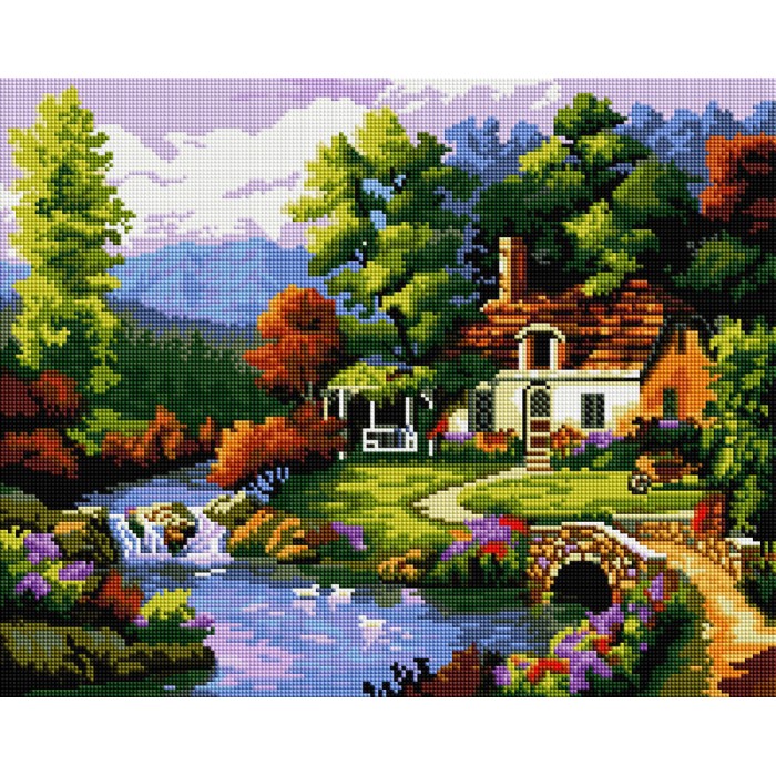 Набір алмазної мозаїки ColorArt 40х50 "Будинок моєї мрії" SP004