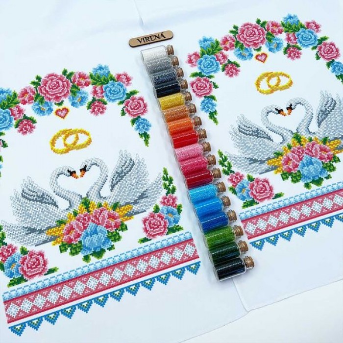 Рушник весільний РВВ-055 для вишивки бісером