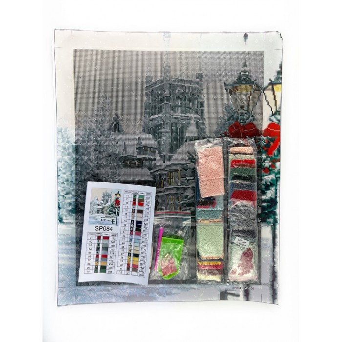 Набір алмазної мозаїки ColorArt 40х50 "Різдвяна казка" SP084