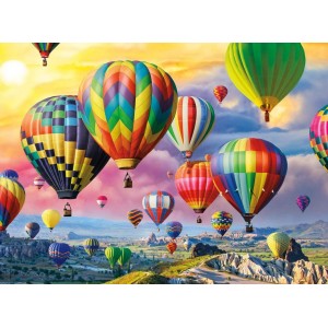 Алмазна мозаїка 40x50 "Повітряні кулі Каппадокія" SP108