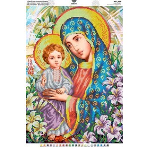 за мотивами ікони О. Охапкіна «Благовіщення» (А2Р-003_Бісер)