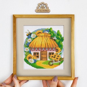 Набір для вишивки хрестиком «Українська хатинка. Липень» (VC-007)