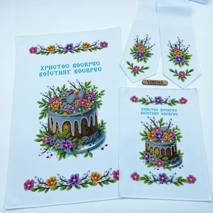Рушник Великодній великий на кошик РКВ-092 (РКВ-092)
