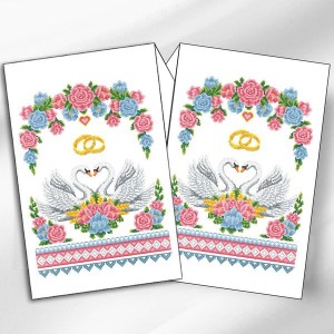 Рушник весільний РВВ-055 для вишивки бісером