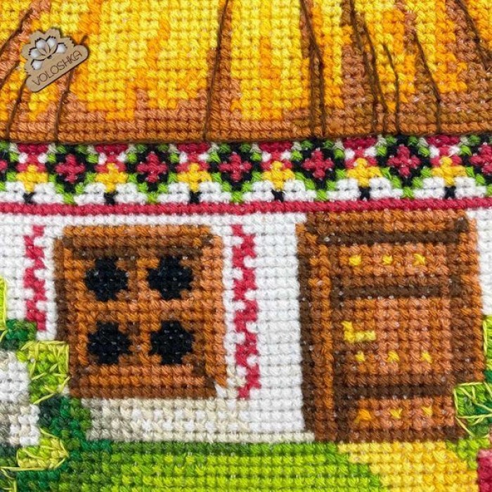 Набір для вишивки хрестиком «Українська хатинка. Червень» (VC-006)