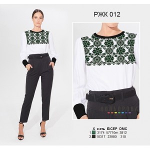 Жіноча комбінована сорочка РЖК-012. Заготовка під вишивку