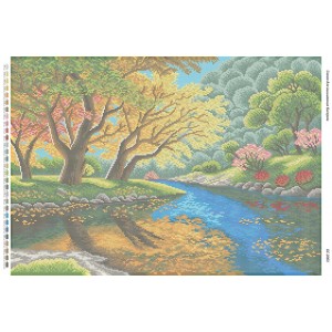 БС-2003 Біля річки. Схема для вишивки бісером