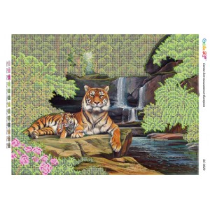 БС-3023 Тигр. Схема для вишивки бісером