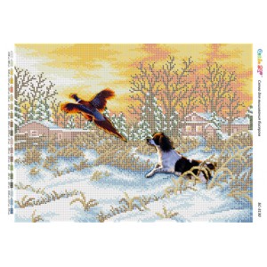 БС-3130 Полювання. Схема для вишивки бісером