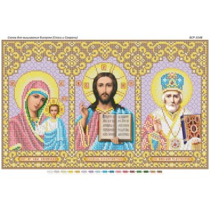 БСР-3148 Триптих. Схема для вишивки бісером