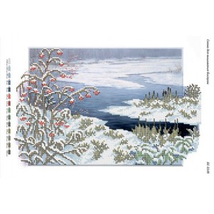 БС-3149 Зима. Схема для вишивки бісером