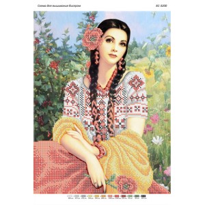 БС-3200 Наталка-Полтавка. Схема для вишивки бісером