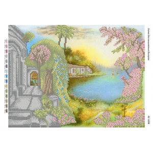 БС-3208 Забутий Храм. Схема для вишивки бісером