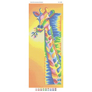 ПМ-4005 "Жирафа". Схема для вишивки бісером