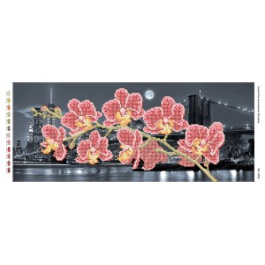 ПМ-4035 "Орхідея 3". Схема для вишивки бісером