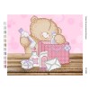 БС-4084 Мишка збирає подарунок. Схема для вишивки бісером