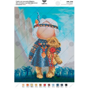 Схема для вишивки бісером А4Н-204 (А4Н-204)