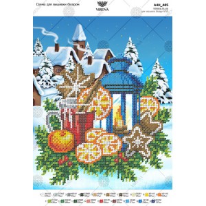 Схема для вишивки бісером А4Н-485 (А4Н-485)