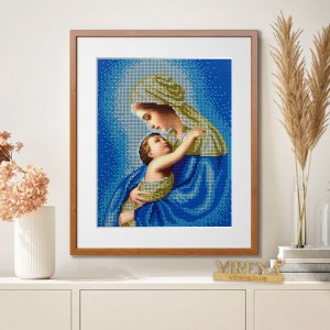 Схема для вишивки бісером "Ісус і Марія" (А4Р-541)