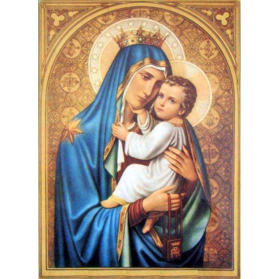 БГК Богородиця з гори Кармель Схема для вишивки бісером