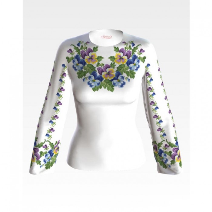 Заготовка жіночої вишиванки "Елегантні братчики" для вишивки бісером (БЖ146кБнннн)