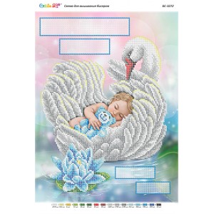 БС-3272 Метрика (хлопчик). Схема для вишивки бісером