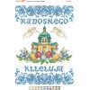 БСР-3422 PL Великодня Серветка (напис польською мовою). Схема для вишивки бісером