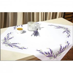 FM007 Серветка Лаванда. Luca-S. Набір для вишивання нитками