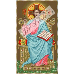ІТ Ісус на Троні Схема для вишивки бісером