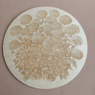 Кришка кругла дерев'яна (060408)