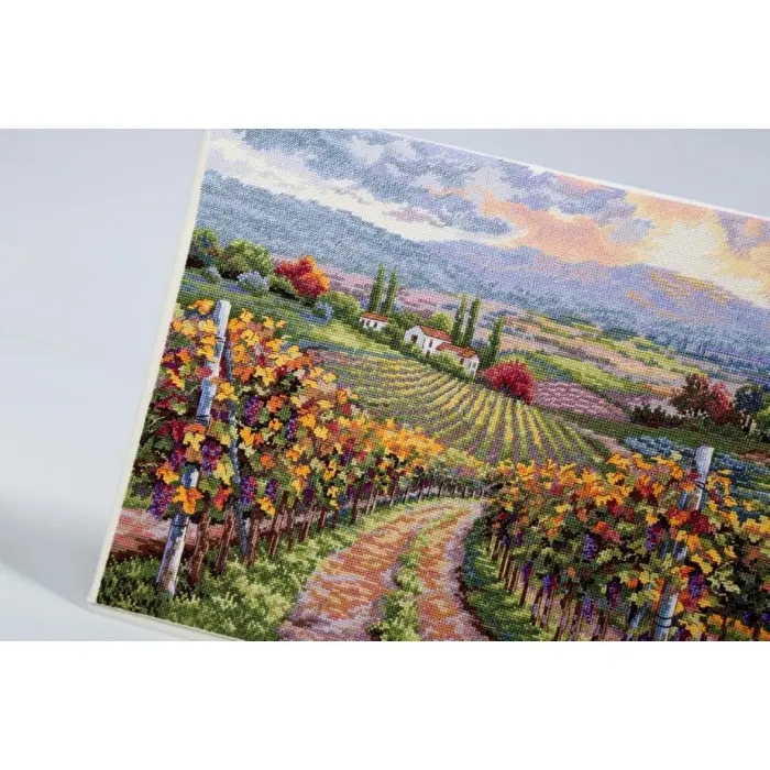 К-164 Виноградник Хілл. Мережка. Набір для вишивки хрестиком на Aida 16