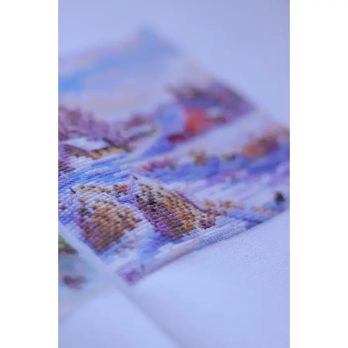 K-267B Зима. Мережка. Набір для вишивки хрестиком на рівномірці