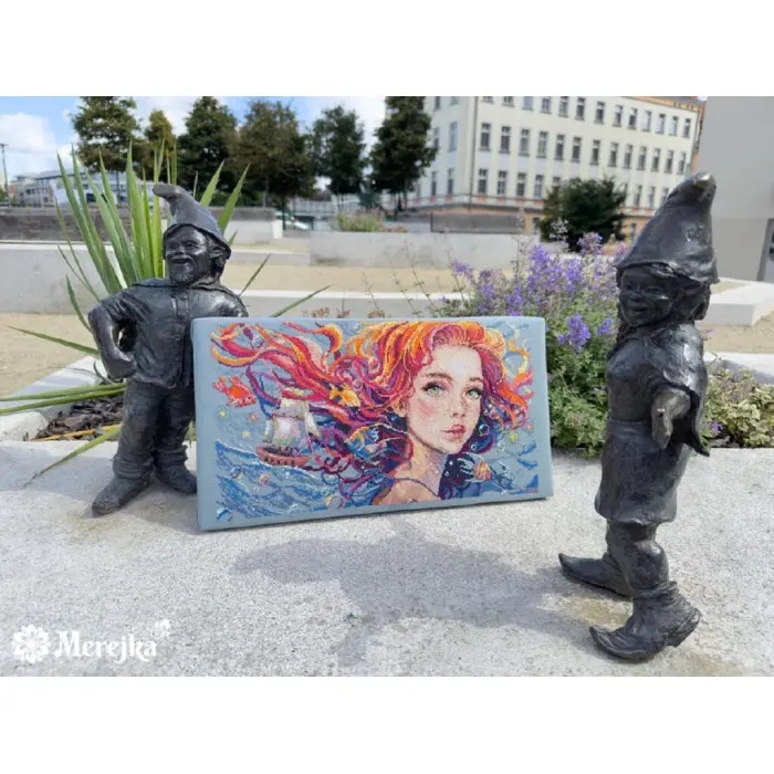 K-275 Набір для вишивки рахунковим хрестиком "Вода" Мережка, Aida 16 ct