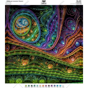 Схема для вишивки бісером Квадрат (КВ-003)