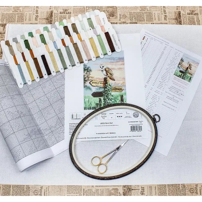 L8031 Сипуха. Letistitch. Набір для вишивки хрестиком