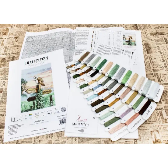 L8031 Сипуха. Letistitch. Набір для вишивки хрестиком