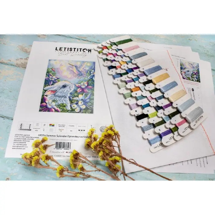 L8054 Літня пишнота. Letistitch. Набір для вишивки хрестиком
