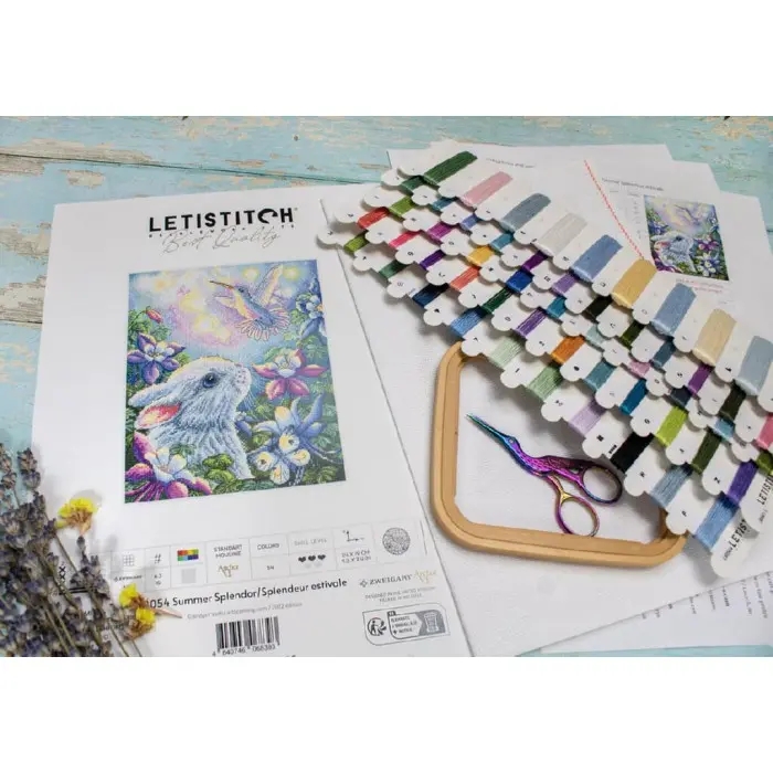 L8054 Літня пишнота. Letistitch. Набір для вишивки хрестиком