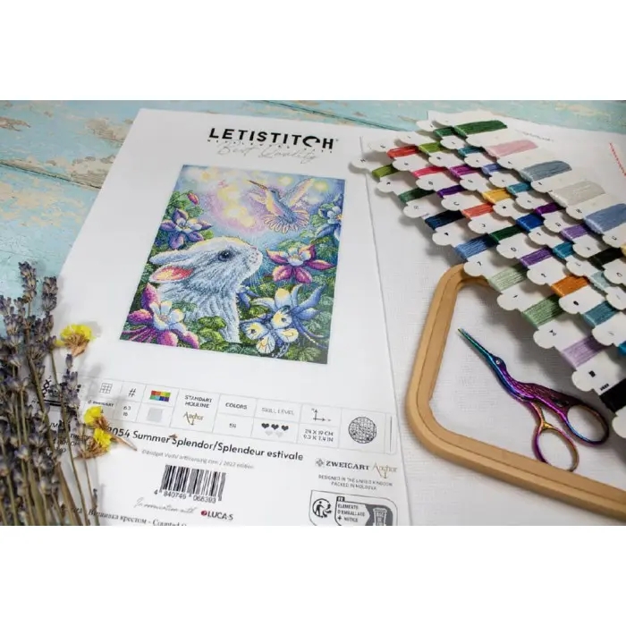 L8054 Літня пишнота. Letistitch. Набір для вишивки хрестиком