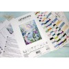 L8054 Літня пишнота. Letistitch. Набір для вишивки хрестиком