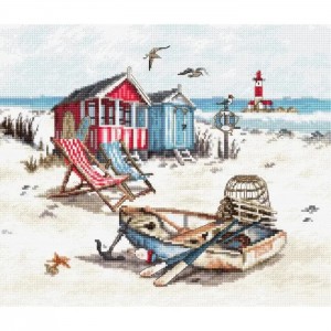 LETI 972 Пляж (Beach). Letistitch. Набір для вишивки хрестиком