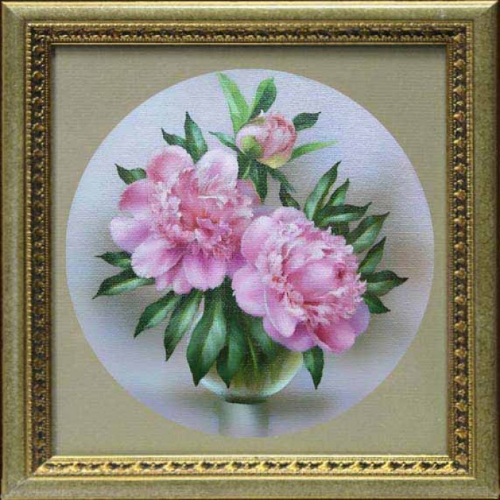 КВ-06 Піони. Схема для вишивки бісером